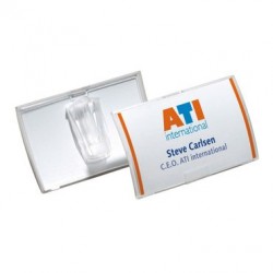 DURABLE 8213 19 MOULDED CLIP NAME BADGE (54 X 90 MM)